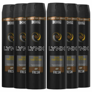 Lynx XXL For Men Body Spray Deodorant 250ml - Pack of 6