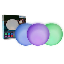 Load image into Gallery viewer, Intex 68695 Waterproof Floating Sphere LED Pool Garden Light