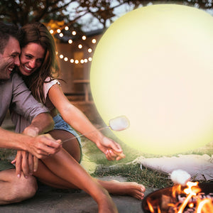 Intex 68695 Waterproof Floating Sphere LED Pool Garden Light