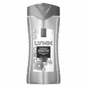 Lynx +Series Shower Gel for Sensitive Skin, 6 Pack, 300ml