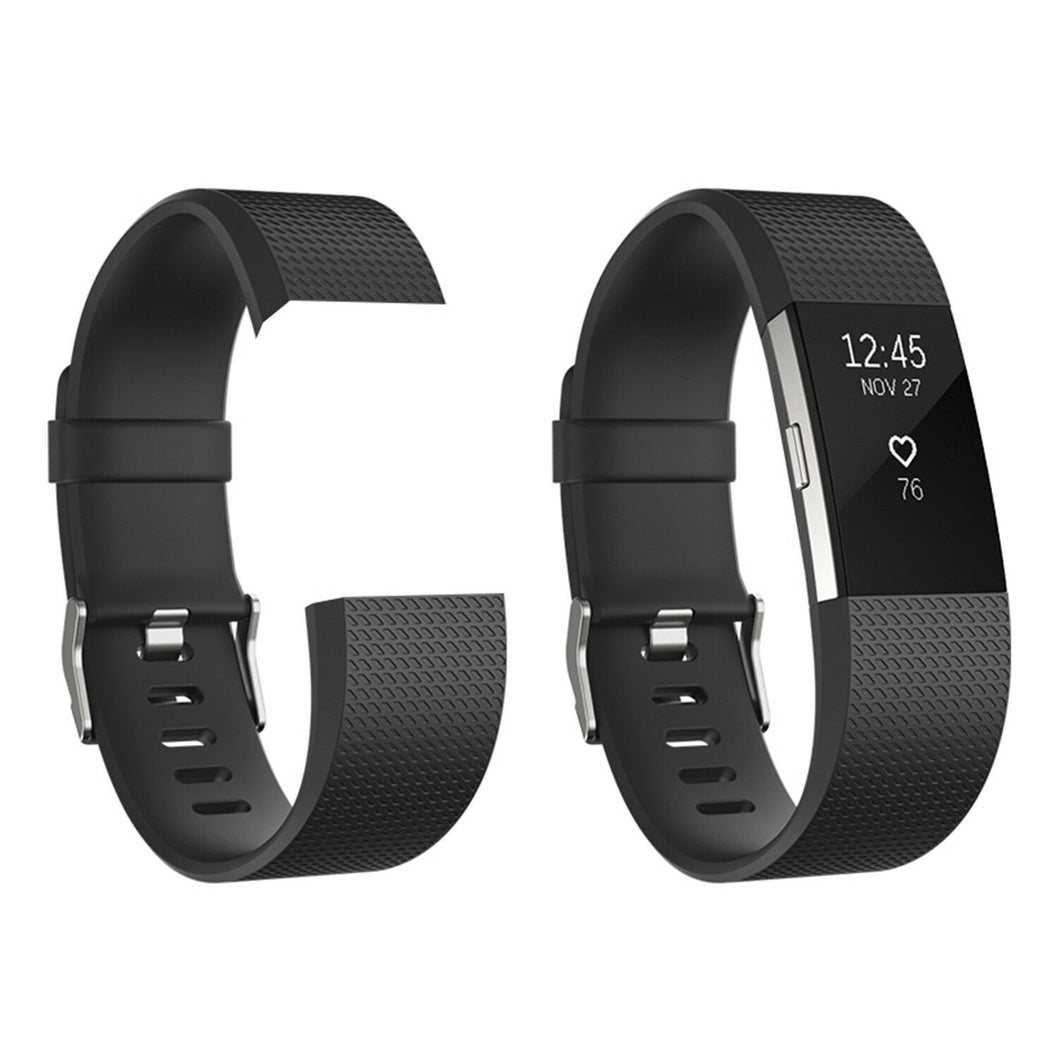 Fitbit Charge 2 Classic Adjustable Replacement Straps - Small | Large