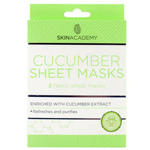 Load image into Gallery viewer, Skin Academy Cucumber Face Sheet Mask