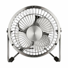 Load image into Gallery viewer, Status Portable Metal USB Mini Fan, 4 Inch: