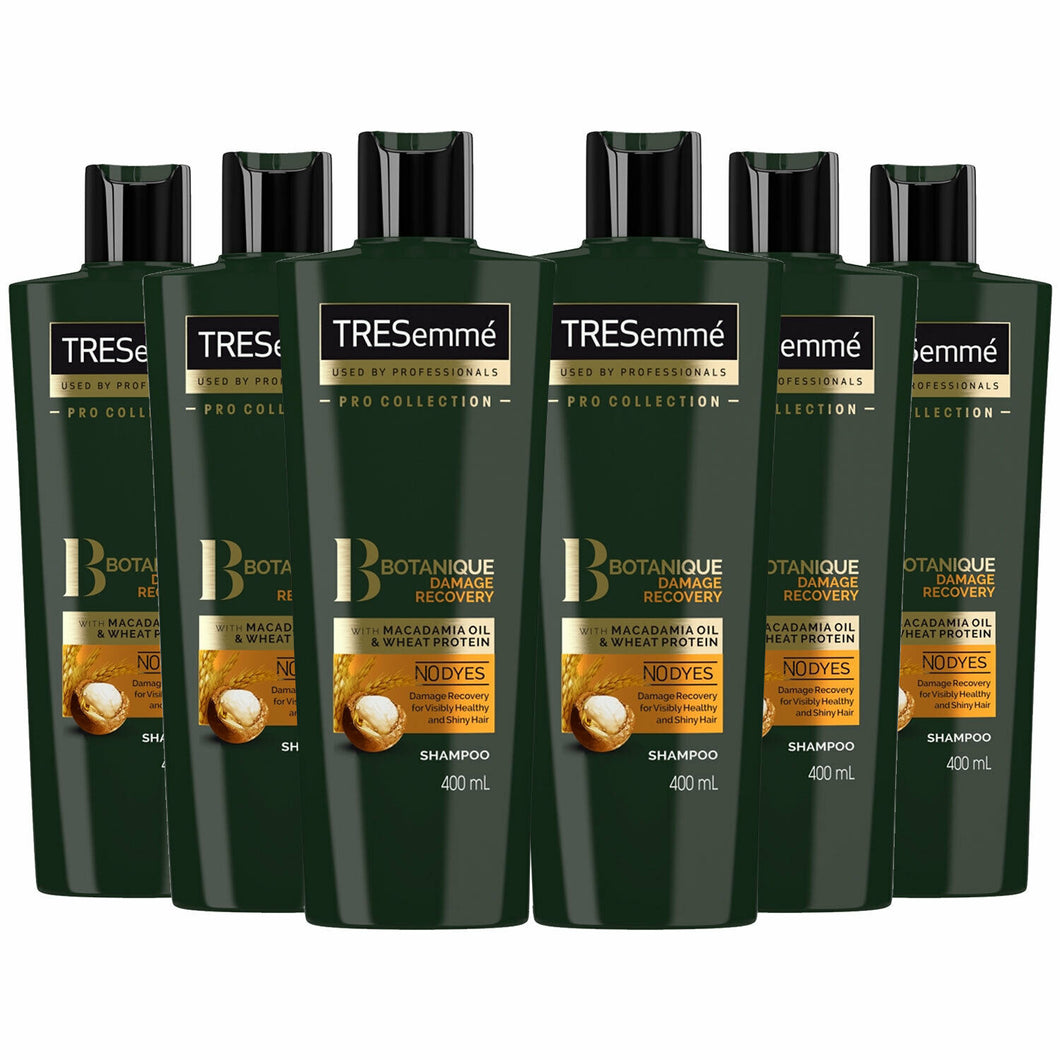 Tresemme Pro Collection Botanique Damage Recovery Shampoo 6 Pack, 400ml