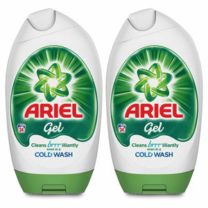 Ariel Cleans illiantly Even In a Cold wash Gel, 24 or 52 washes
