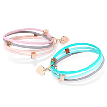 Load image into Gallery viewer, Natural Mosquito-Repelling Stacked Band Bracelet