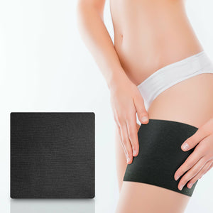 Unisex Elastic Anti-Chafing Thigh Bands, Black