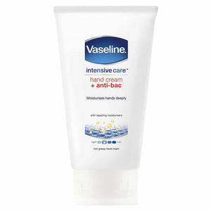 Vaseline Intensive Care Hand Cream + Anti-Bacterial, Pack of 3, 75ml