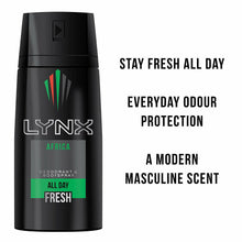 Load image into Gallery viewer, Lynx Body Spray Deodorant, Africa, 150ml