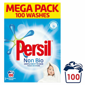 Persil Mega Pack Non-Bio Detergent Powder, 100 Washes