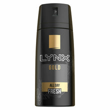 Load image into Gallery viewer, Lynx Body Spray Deodorant, Gold, 150ml