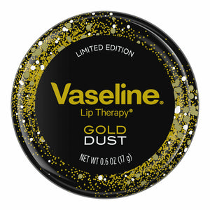 Vaseline Luxurious Addition Lip Therapy Gold Dust Lip Balm, 6 Pack, 17g