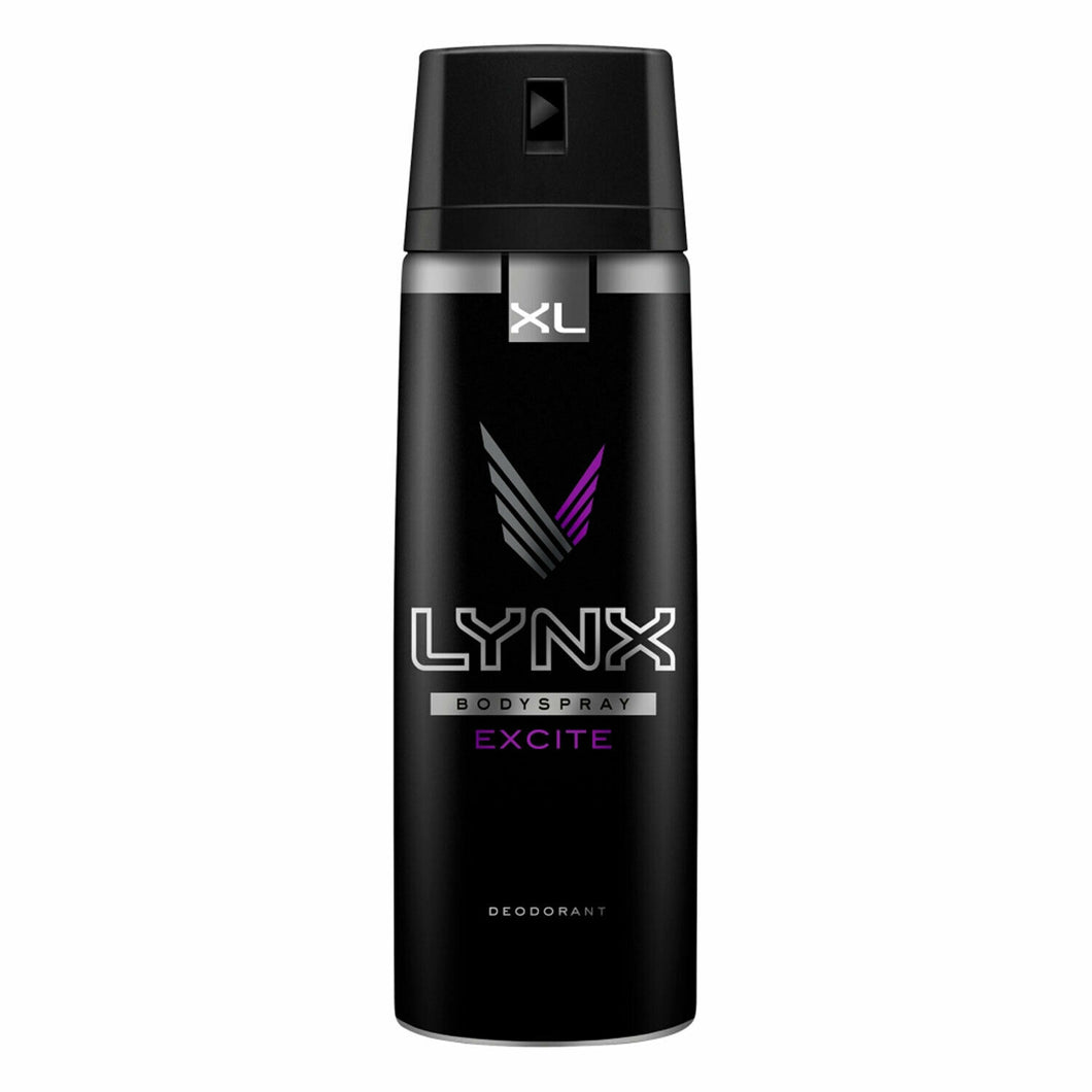 Lynx XL All Day Fresh Body Spray Deodorant, Excite, 200ml