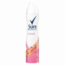 Load image into Gallery viewer, Sure Women Motion Sense Antiperspirant Deodorant, Tropical, 6 Pack, 150ml