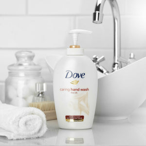 Dove Caring Hand Wash Fine Silk for Moisturised and Protected Skin, 250ml