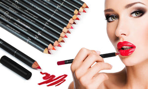 12pcs Makeup Matte Lip Pencil Cosmetic Kit
