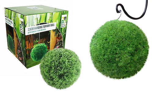 Hanging Topiary Grass Ball 23CM