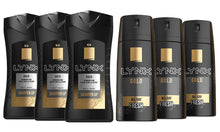 Load image into Gallery viewer, Lynx Shower Gel &amp; Body Spray Multipack 5 Scents Pack of 3